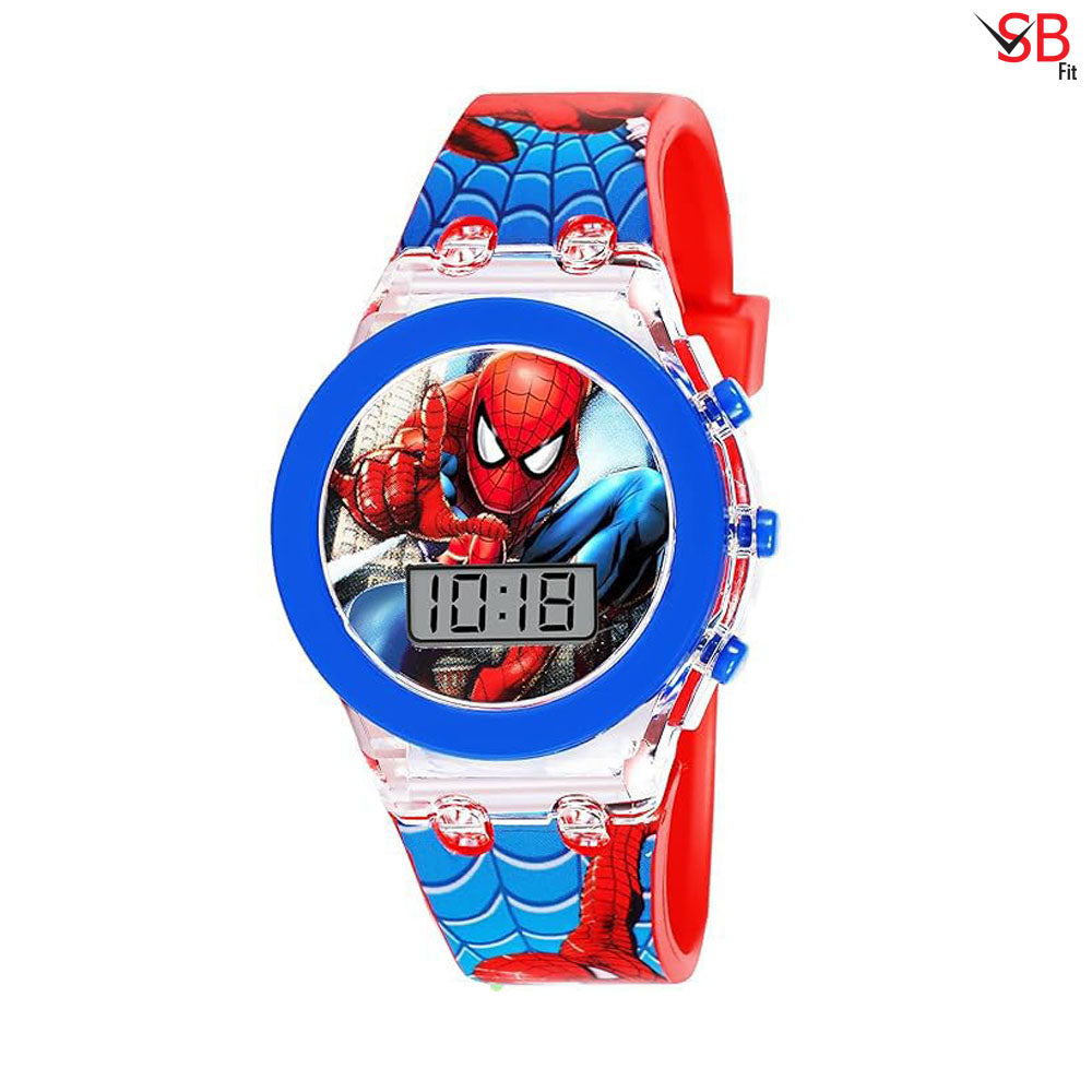 Digital Kid 8 Light With Music Glowing Watch Disco 3D Light Watch