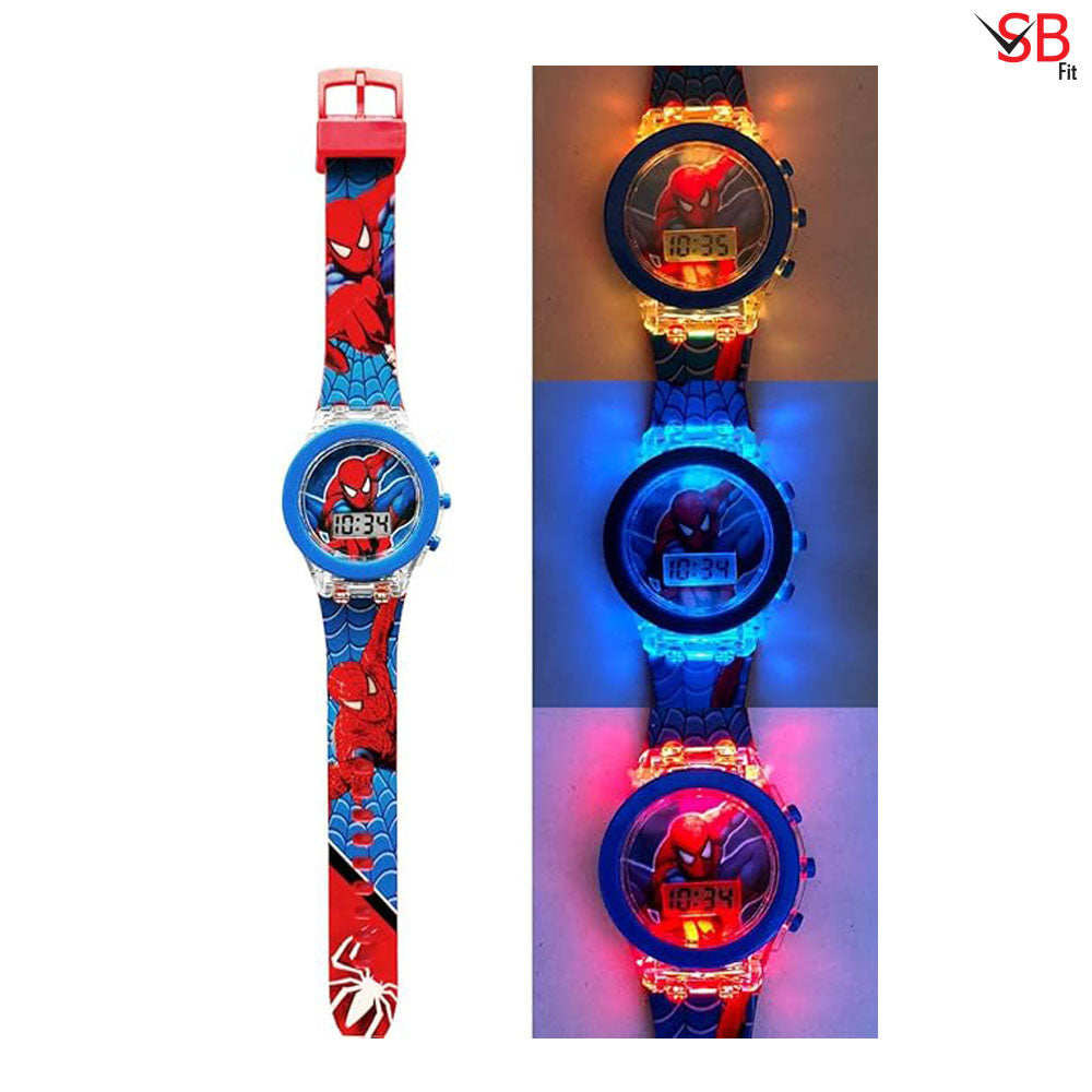 Digital Kid 8 Light With Music Glowing Watch Disco 3D Light Watch