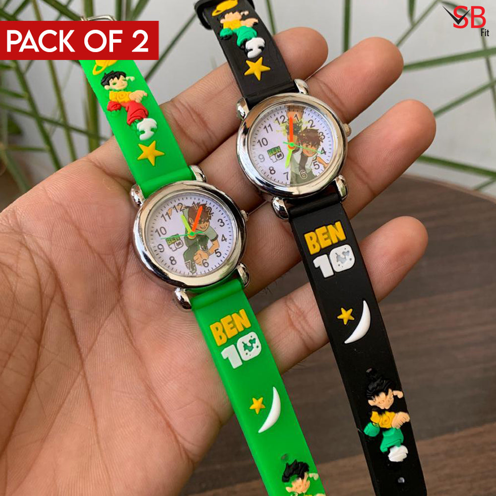 Pack Of 2 Watches 7 Light Function Watches For Kids SB FIT®