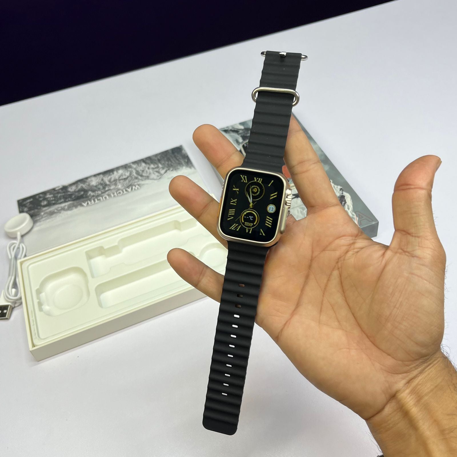 T99 Ultra Smartwatch Cutting-Edge Health & Fitness Features with Stylish Design